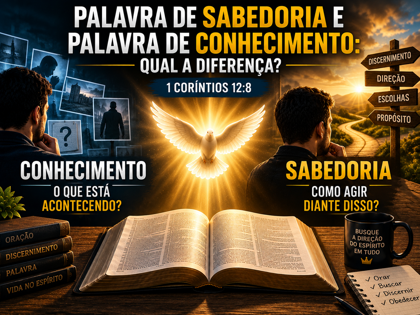 Palavra de Sabedoria e Palavra de Conhecimento: Qual a Diferença? — 1 Coríntios 12:8