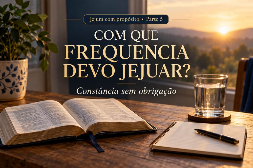 Com Que Frequência Devo Jejuar? Constância sem Obrigação